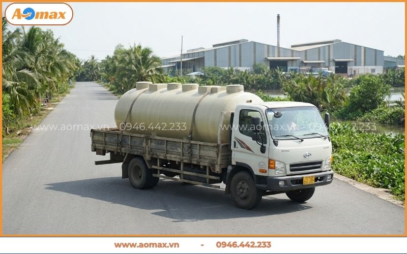 Hệ thống xử lý nước thải Cà Mau hợp khối Composite AOmax