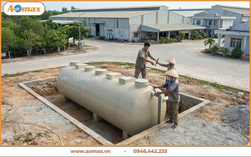 Thi công lắp đặt hệ thống xử lý nước thải Cà Mau trọn gói