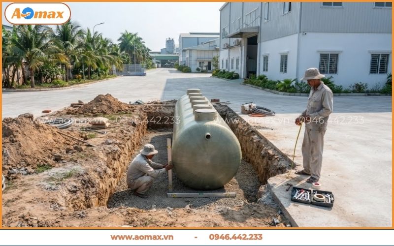 Hệ thống xử lý nước thải Cần Thơ cho nhà máy chế biến thủy sản.