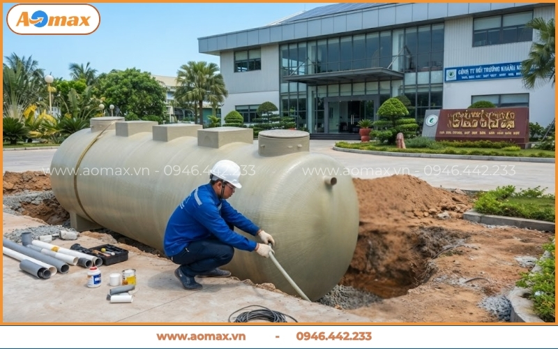 Lắp đặt mô-đun xử lý nước thải Khánh Hòa tiết kiệm diện tích