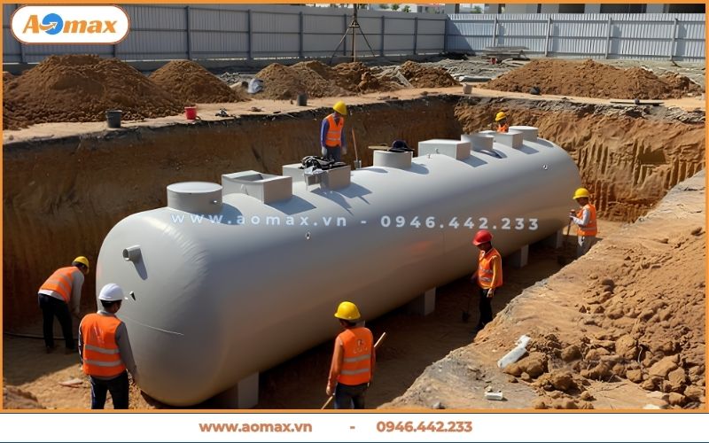 Đội thi công lắp đặt dịch vụ xử lý nước thải TPHCM