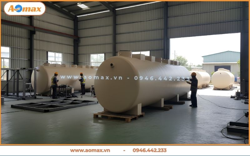Xưởng gia công thiết bị cho dịch vụ xử lý nước thải TPHCM