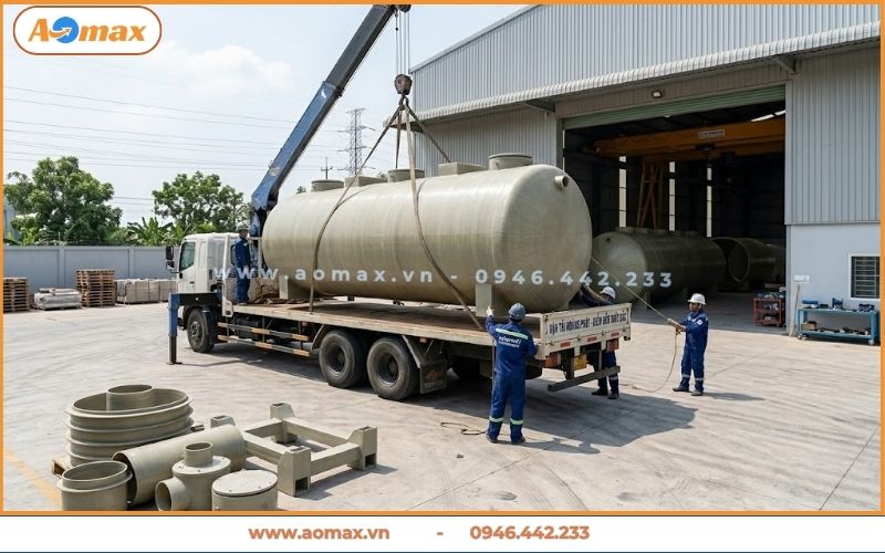 Vận chuyển module dịch vụ xử lý nước thải TPHCM