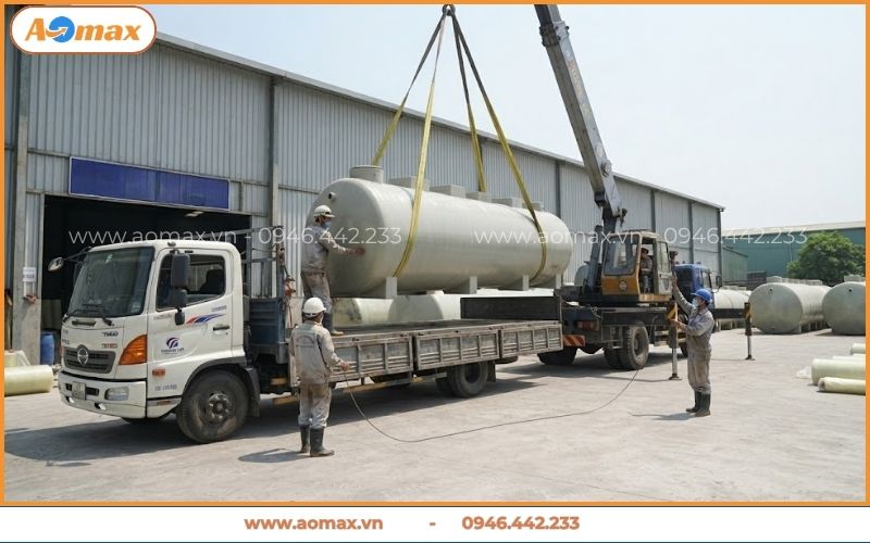 Vận chuyển trạm thi công xử lý nước thải Tây Ninh