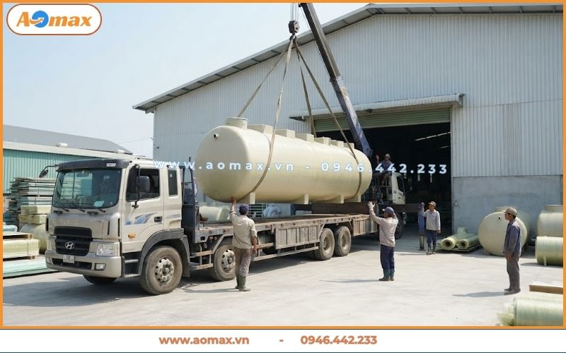 Hệ thống xử lý nước thải Bà Rịa Vũng Tàu của AOmax Việt Nam.