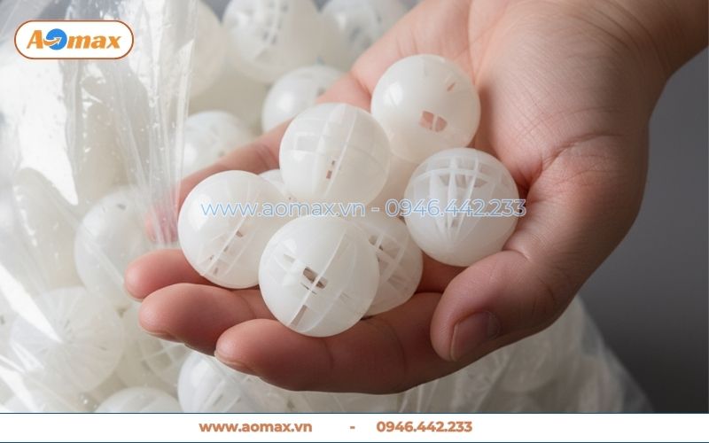 Cung cấp sỉ giá thể vi sinh dạng cầu 16 cánh cho nhà thầu