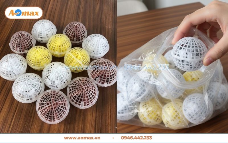 Giá thể vi sinh dạng cầu rẻ nhất thị trường.