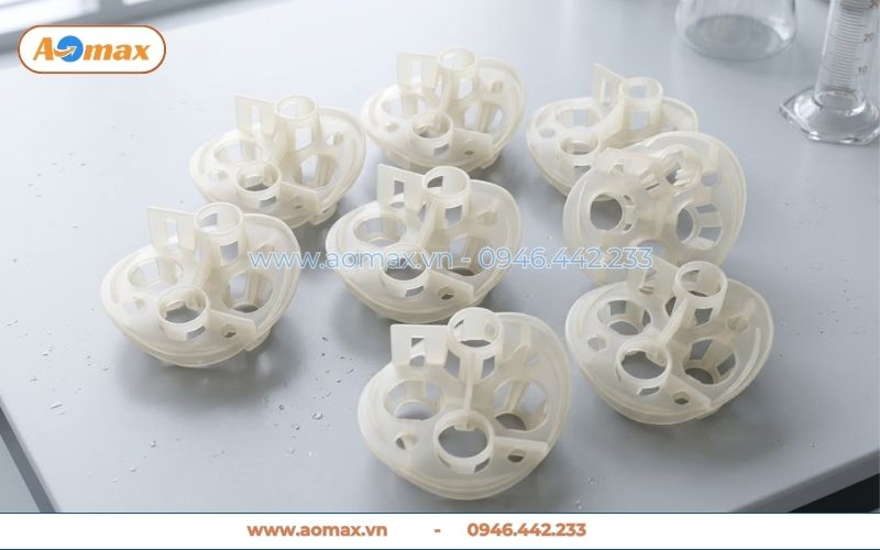 Giá thể vi sinh dạng cầu D50 hình trụ AOmax giá tốt