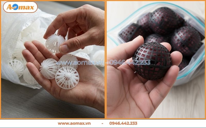 AOmax cung cấp sỉ và lẻ giá thể vi sinh dạng cầu.