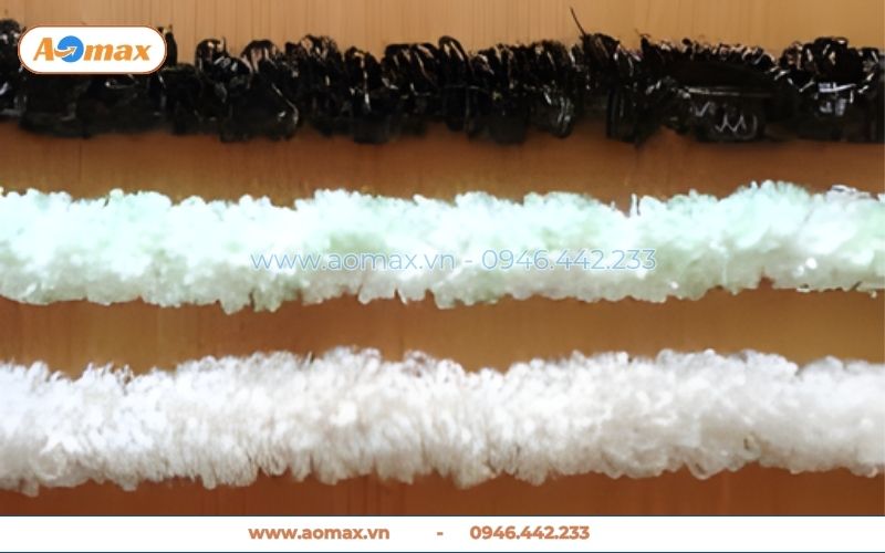 Giá thể vi sinh dạng sợi chất liệu nhựa PP nguyên sinh cao cấp