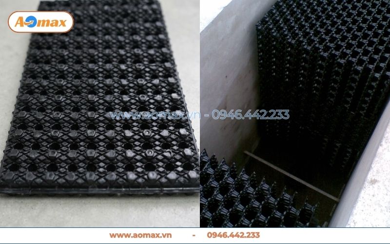 Giá thể vi sinh dạng tổ ong có độ rỗng xốp cực cao