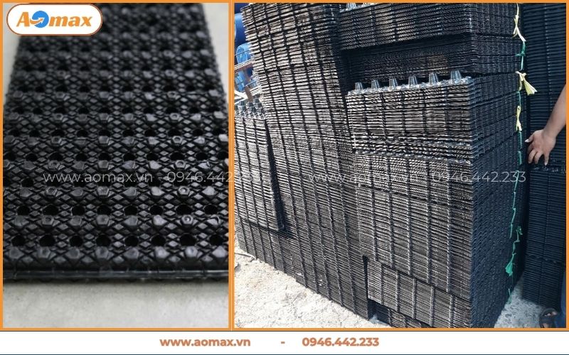 Khối giá thể vi sinh dạng tổ ong nhựa PVC nguyên sinh