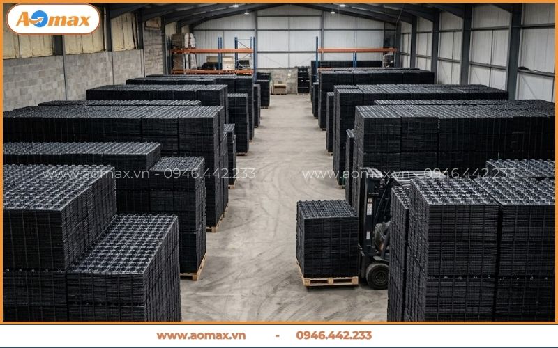 Kho hàng sẵn số lượng lớn giá thể vi sinh dạng tổ ong
