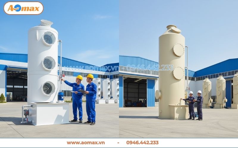 Hệ thống xử lý khí thải mùi hôi công nghiệp