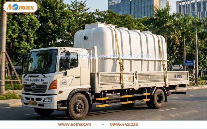 Giao nhanh hệ thống xử lý nước thải 10m3 đến công trình