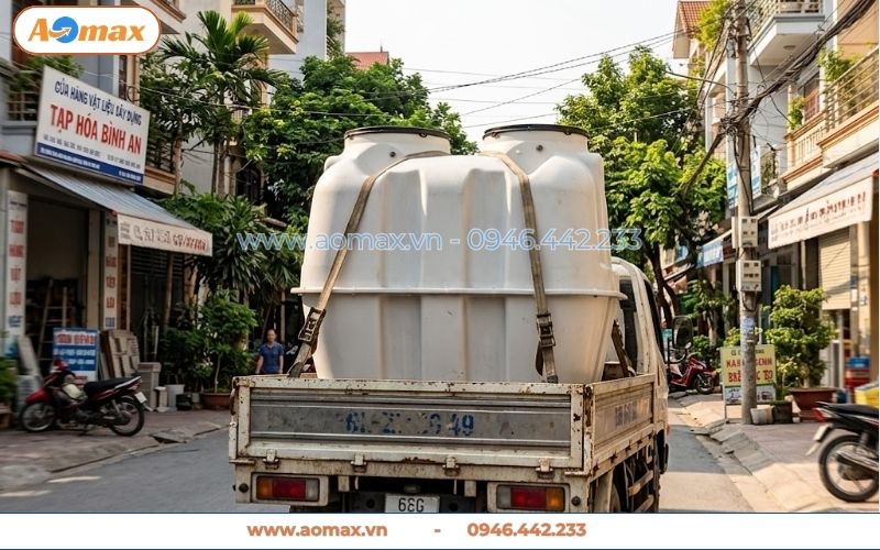 Vận chuyển hệ thống xử lý nước thải 1m3 giao toàn quốc