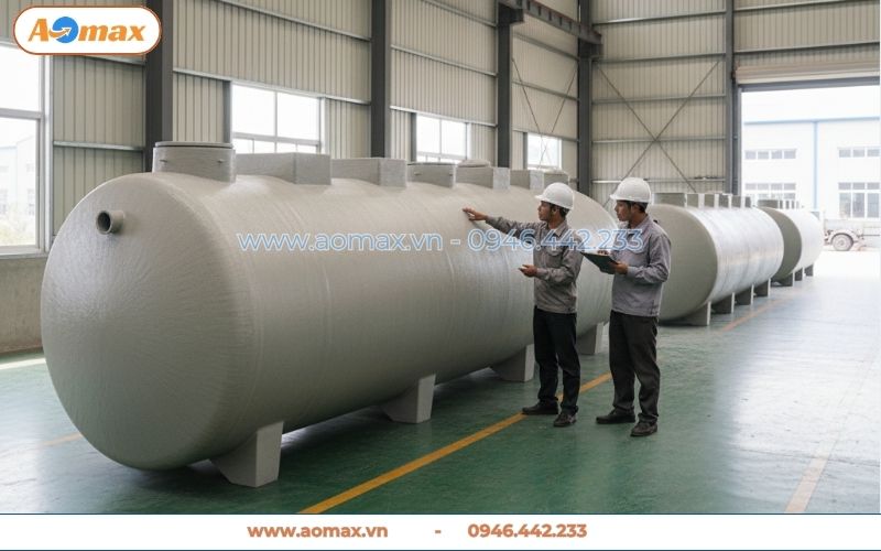 AOmax sản xuất hệ thống xử lý nước thải 200m3
