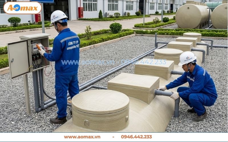 Lắp đặt hệ thống xử lý nước thải 250m3 cho nhà máy công nghiệp