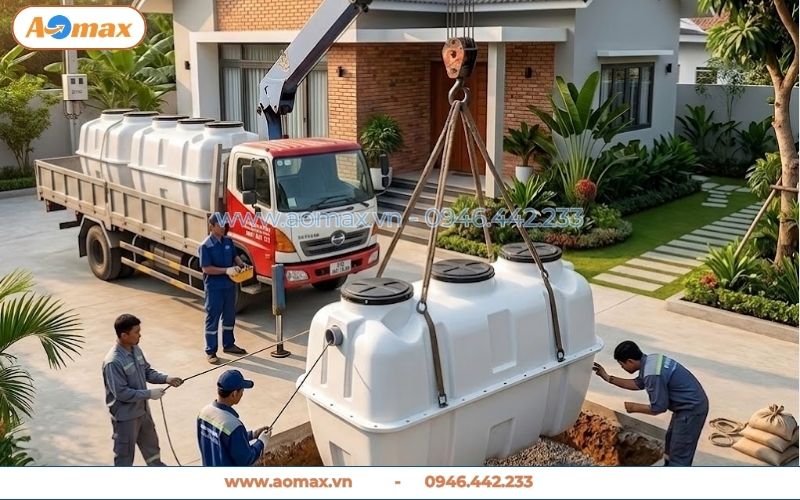 Ứng dụng hệ thống xử lý nước thải 2m3 cho hộ gia đình