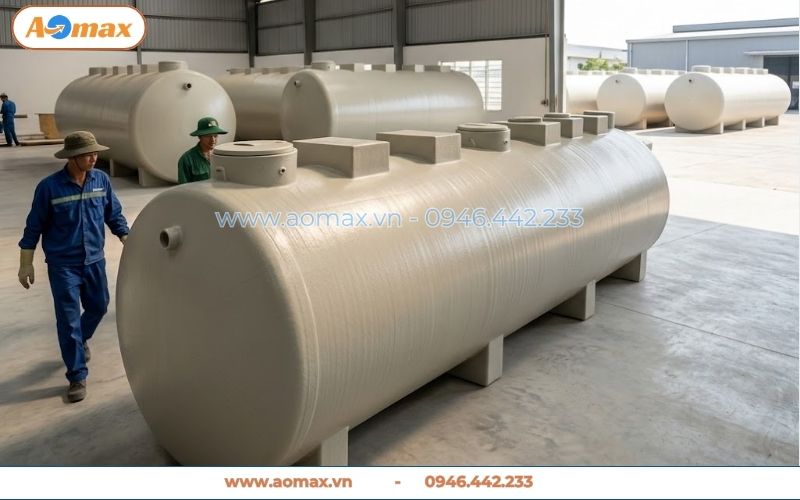 Nhà máy sản xuất hệ thống xử lý nước thải 300m3 AOmax