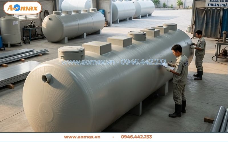 Hệ thống xử lý nước thải 40m3 đạt chuẩn QCVN