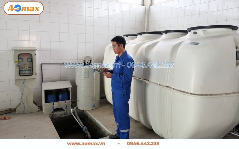 Thi công lắp đặt hệ thống xử lý nước thải 4m3