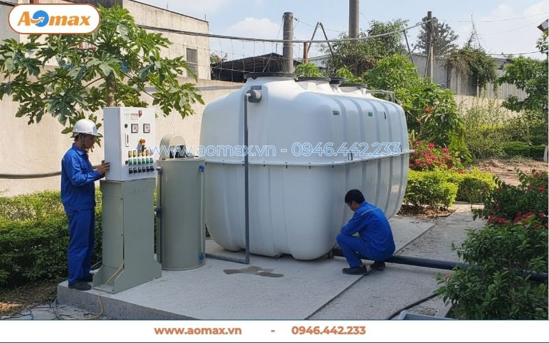 Ứng dụng hệ thống xử lý nước thải 4m3 cho hộ gia đình