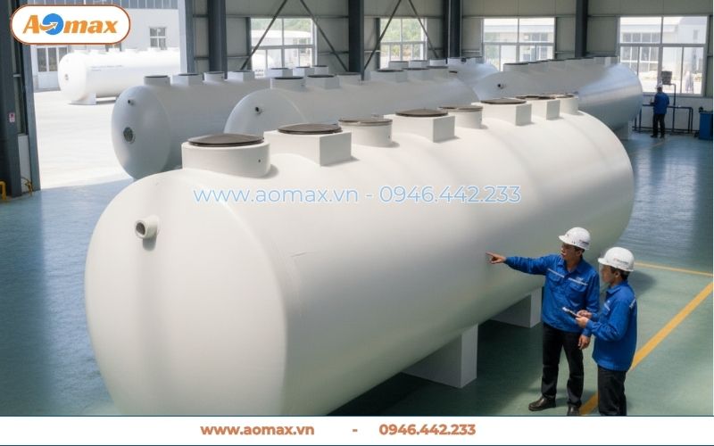 Xưởng sản xuất trực tiếp hệ thống xử lý nước thải 50m3 AOmax