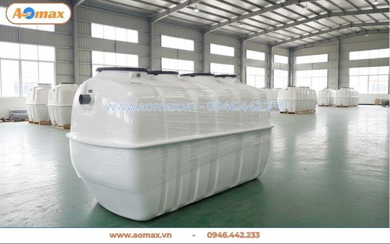 Module hệ thống xử lý nước thải 5m3 làm bằng composite
