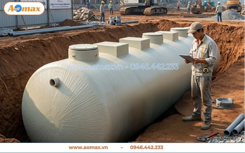 Hệ thống xử lý nước thải 60m3 lắp đặt cho khu dân cư