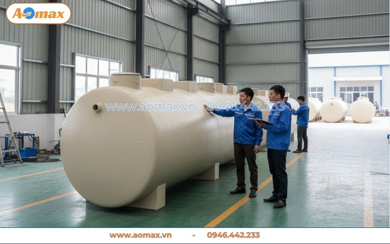 Hệ thống xử lý nước thải 60m3 phục vụ nhà máy sản xuất