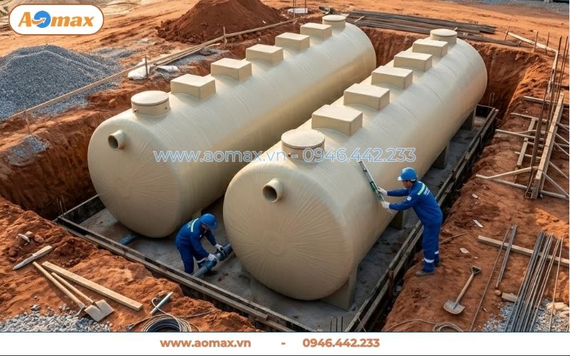 Lắp đặt hệ thống xử lý nước thải 70m3 cho khu công nghiệp