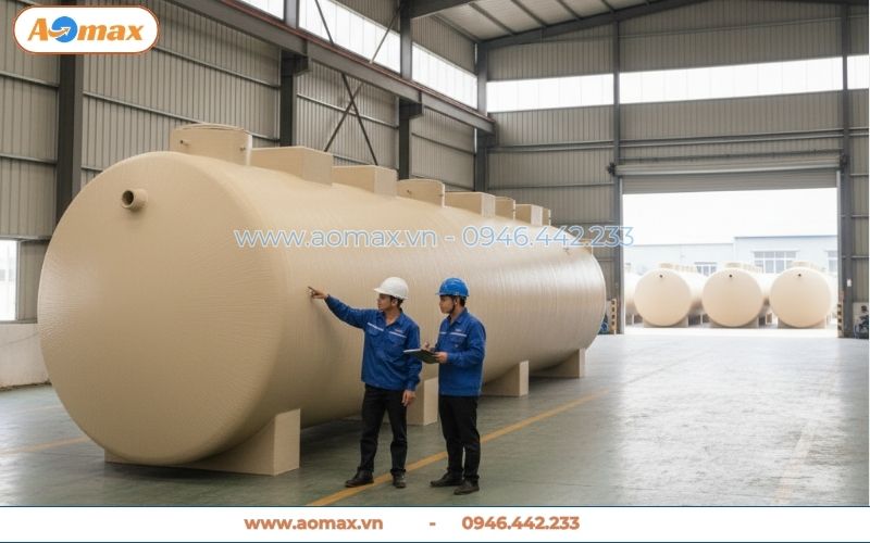 Xưởng sản xuất trực tiếp hệ thống xử lý nước thải 70m3 AOmax