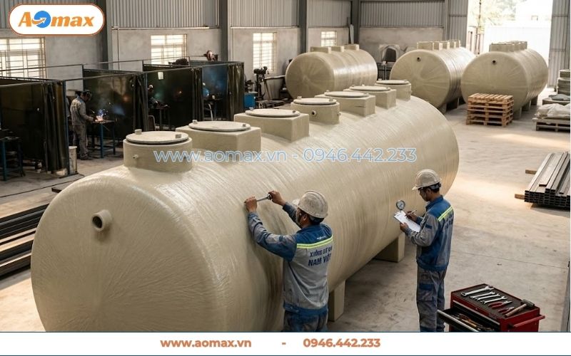  Kỹ thuật viên gia công hệ thống xử lý nước thải 80m3
