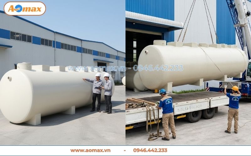 module hệ thống xử lý nước thải bằng composite FRP