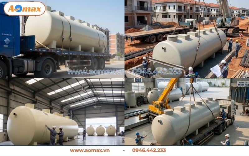 bàn giao nghiệm thu hệ thống xử lý nước thải AOmax