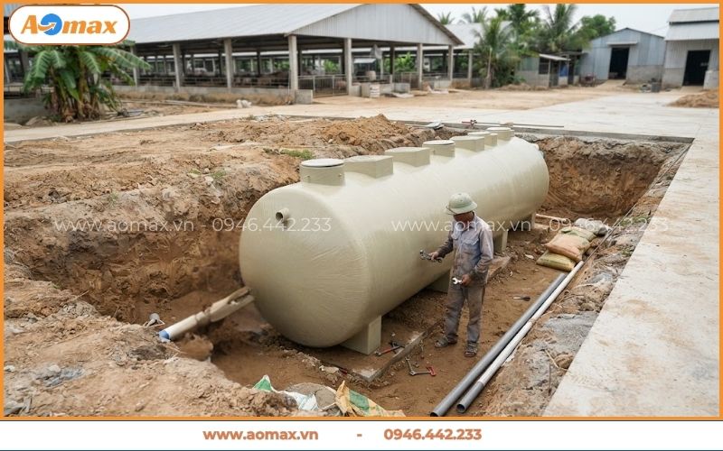 Lắp đặt hệ thống xử lý nước thải chăn nuôi toàn quốc