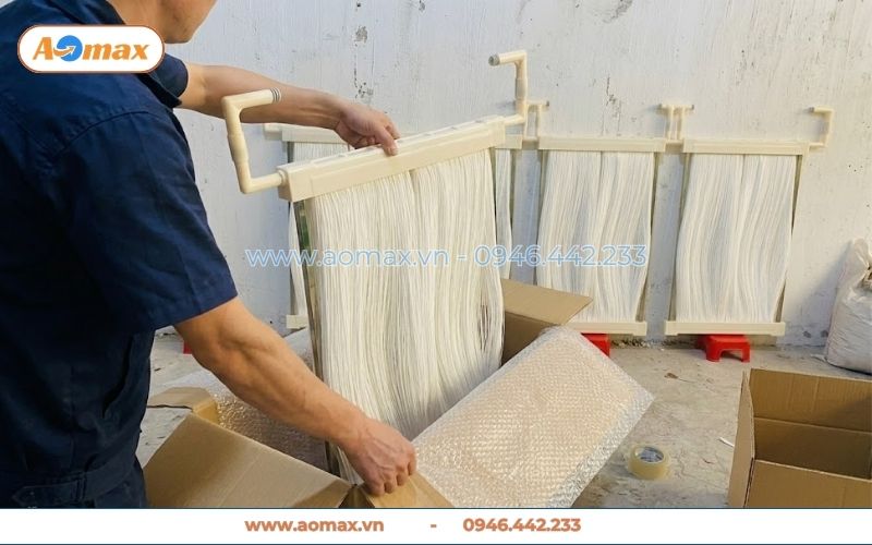 Đóng gói pallet an toàn cho màng lọc MBR MR088 trước khi giao