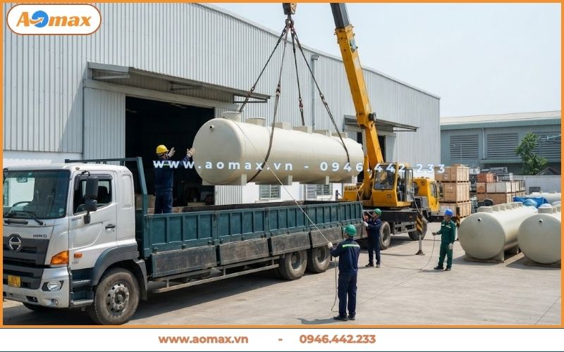 Xưởng sản xuất thiết bị xử lý nước thải công nghiệp AOmax.