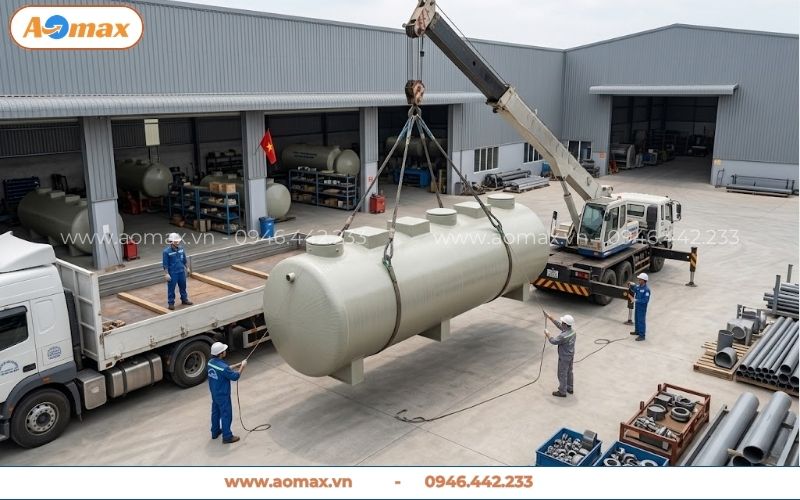 Module AOmax xử lý chuẩn QCVN 14 nước thải sinh hoạt.