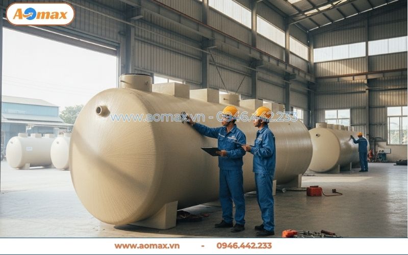 Mẫu hệ thống xử lý nước thải sinh hoạt