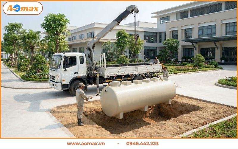 Thi công mô-đun xử lý nước thải bệnh viện trọn gói
