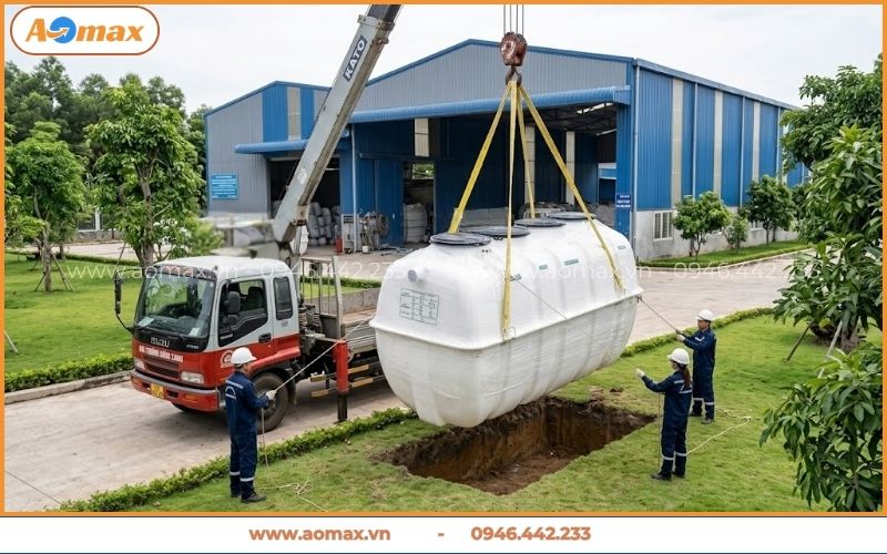 Thi công xử lý nước thải Lâm Đồng bởi AOmax
