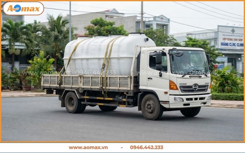 Vận chuyển module xử lý nước thải phòng khám đến công trình