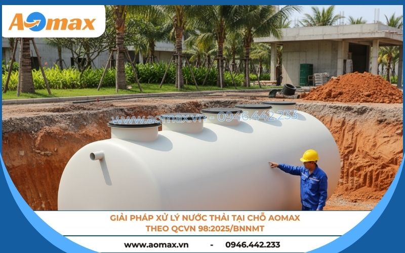 Giải pháp xử lý nước thải AOmax theo QCVN 98:2025/BNNMT.