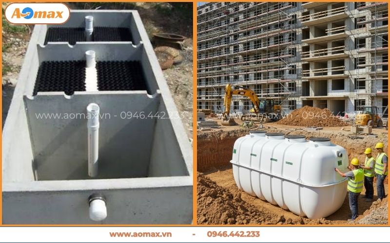Đánh giá bể tự hoại composite vs bê tông từ thợ