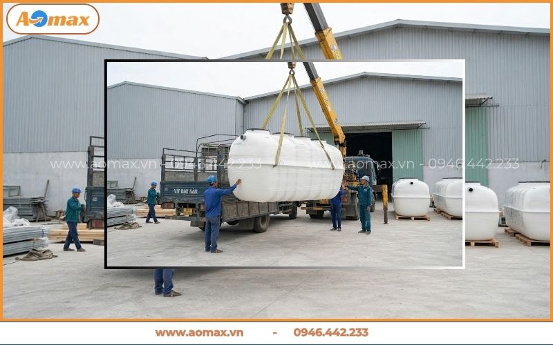 Vận chuyển module xử lý nước thải y tế đến phòng khám