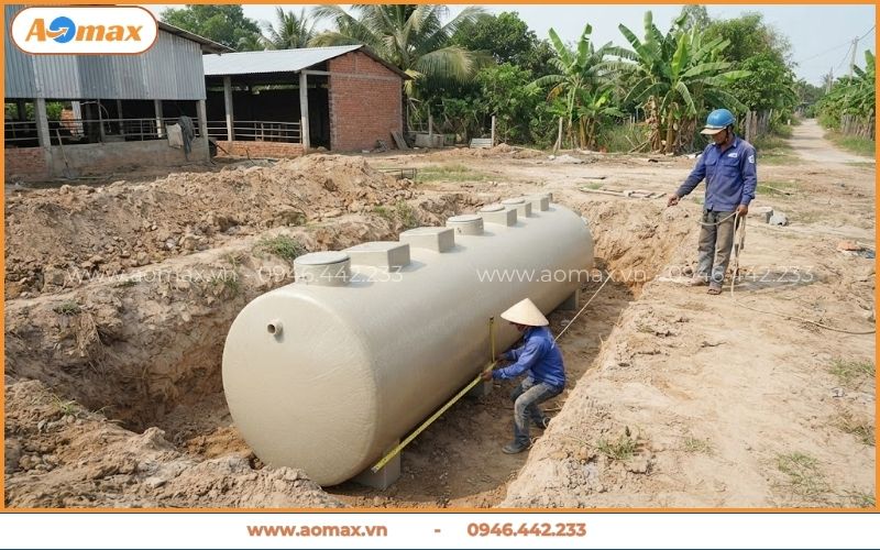 Đội ngũ kỹ sư thi công xử lý nước thải An Giang AOmax