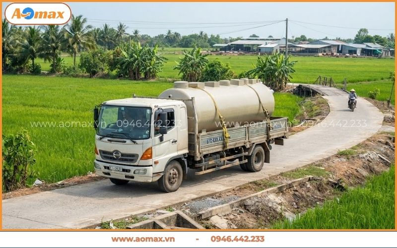 Vận chuyển hệ thống xử lý nước thải An Giang cho trang trại heo