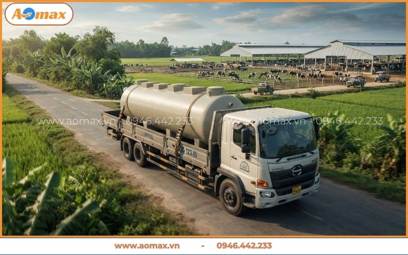 Dự án xử lý nước thải chăn nuôi bò thịt trang trại vừa ở miền Trung
